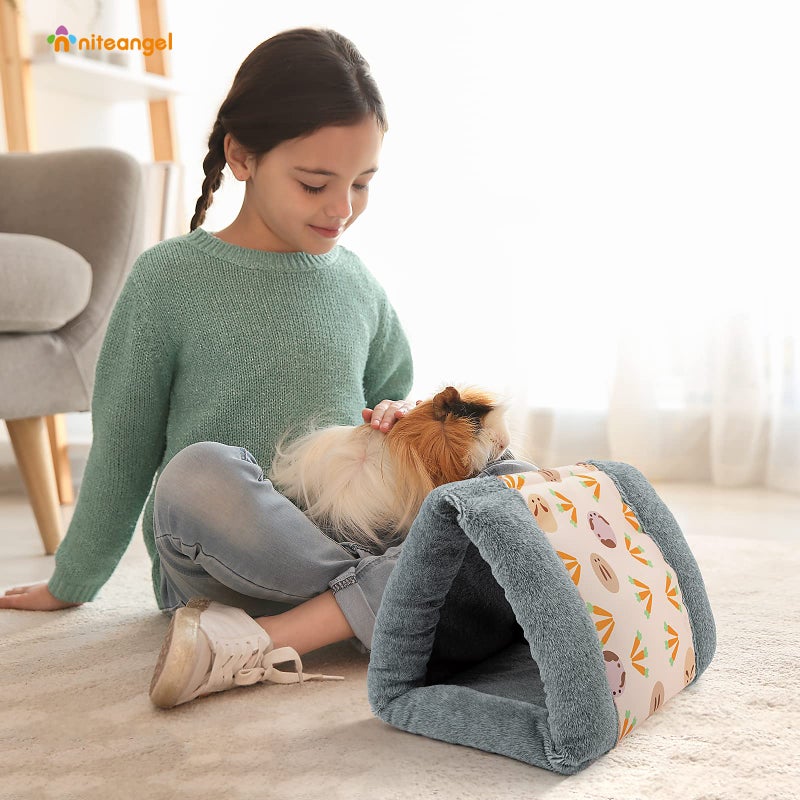 Niteangel Foldable Guinea Pig Tent Bed & Warm Tunnel for Rabbit Ferret Chinchilla Bunny Rats or Other Small Animals - Image 5
